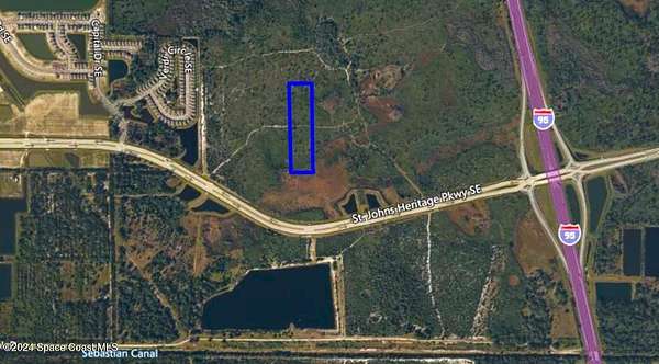9.82 Acres of Commercial Land for Sale in Palm Bay, Florida