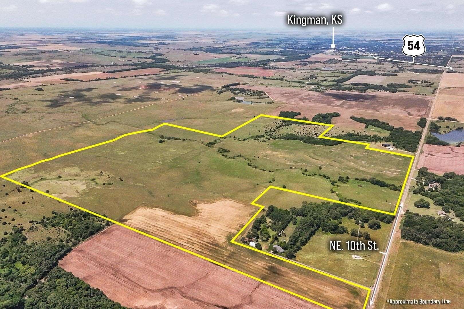 260 Acres of Land for Sale in Kingman, Kansas