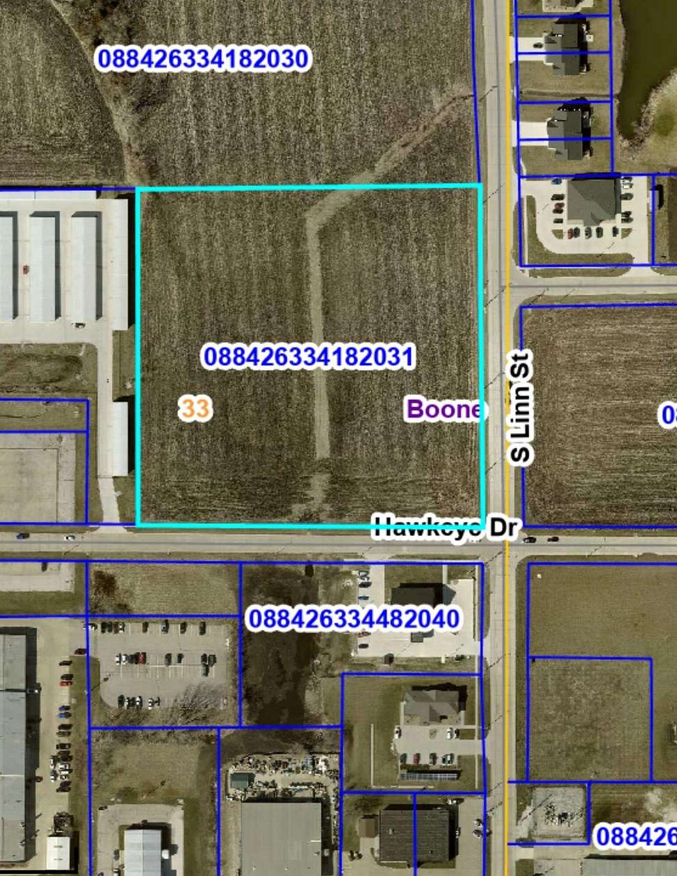 7 Acres of Commercial Land for Sale in Boone, Iowa