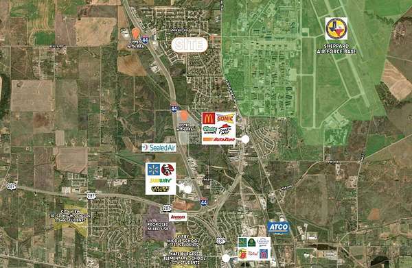 7.65 Acres of Mixed-Use Land for Sale in Wichita Falls, Texas
