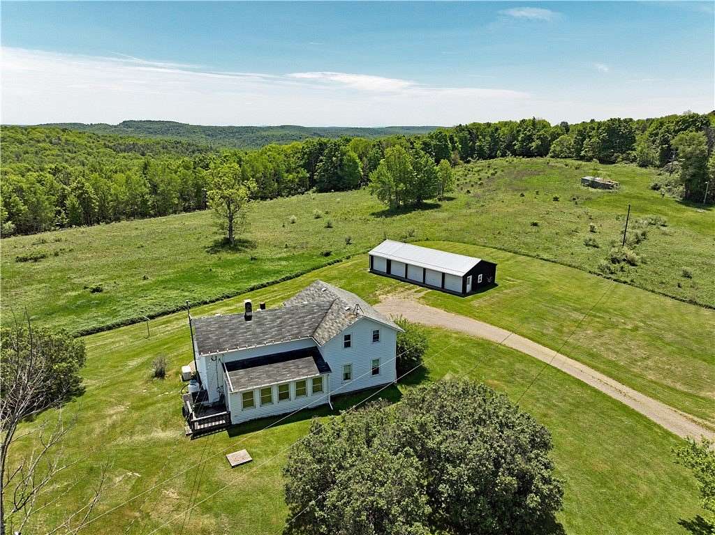 132 Acres of Recreational Land with Home for Sale in Erin, New York