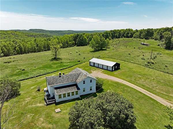 132 Acres of Recreational Land with Home for Sale in Erin, New York