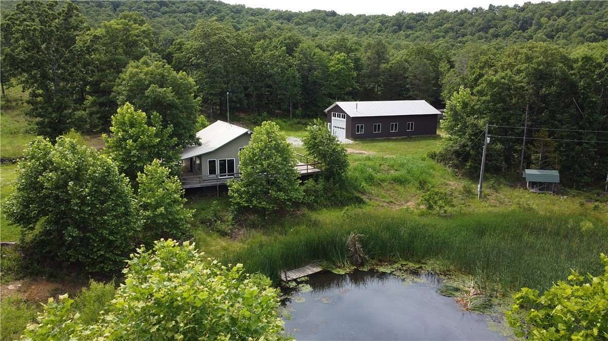 60 Acres of Recreational Land with Home for Sale in Marble Falls Township, Arkansas