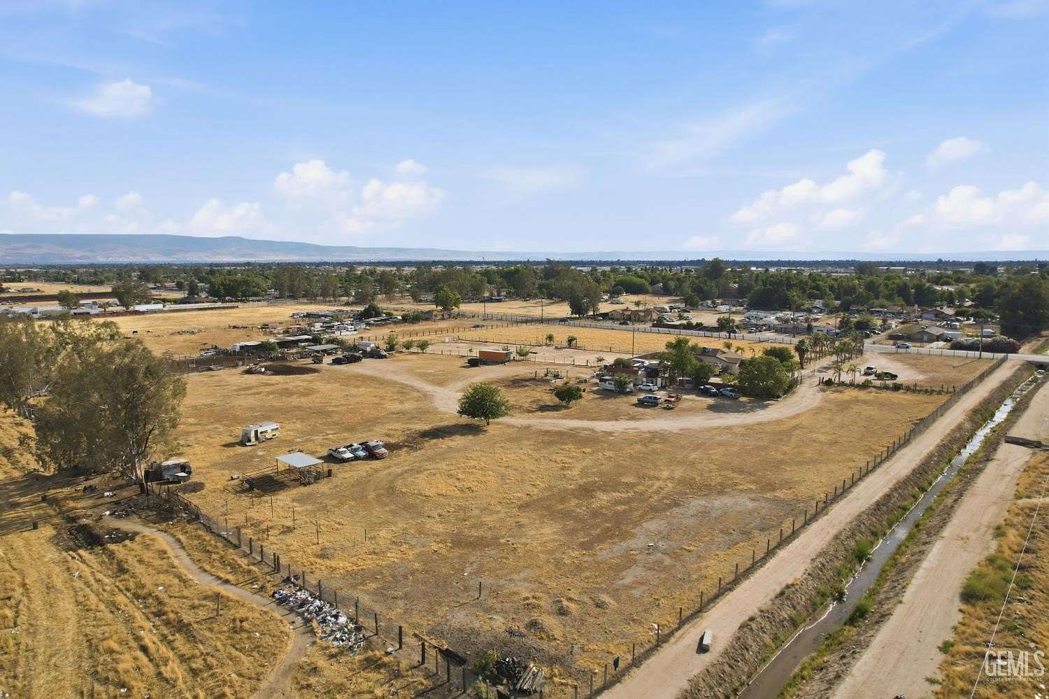 10.2 Acres of Land with Home for Sale in Bakersfield, California