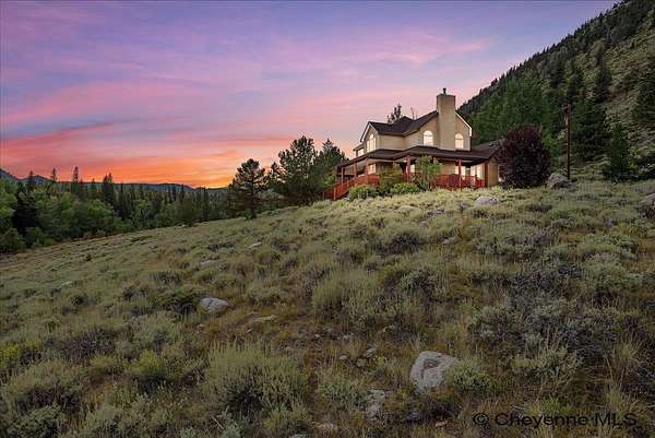 26 Acres of Recreational Land with Home for Sale in Centennial, Wyoming