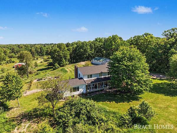 20.8 Acres of Land with Home for Sale in Rockford, Michigan