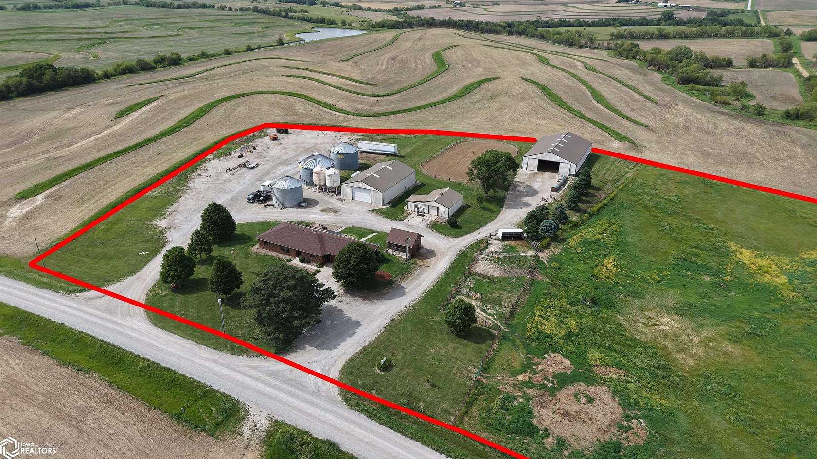 8.88 Acres of Land with Home for Sale in Shenandoah, Iowa