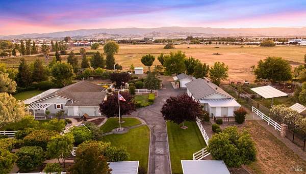 5 Acres of Land with Home for Sale in Vacaville, California