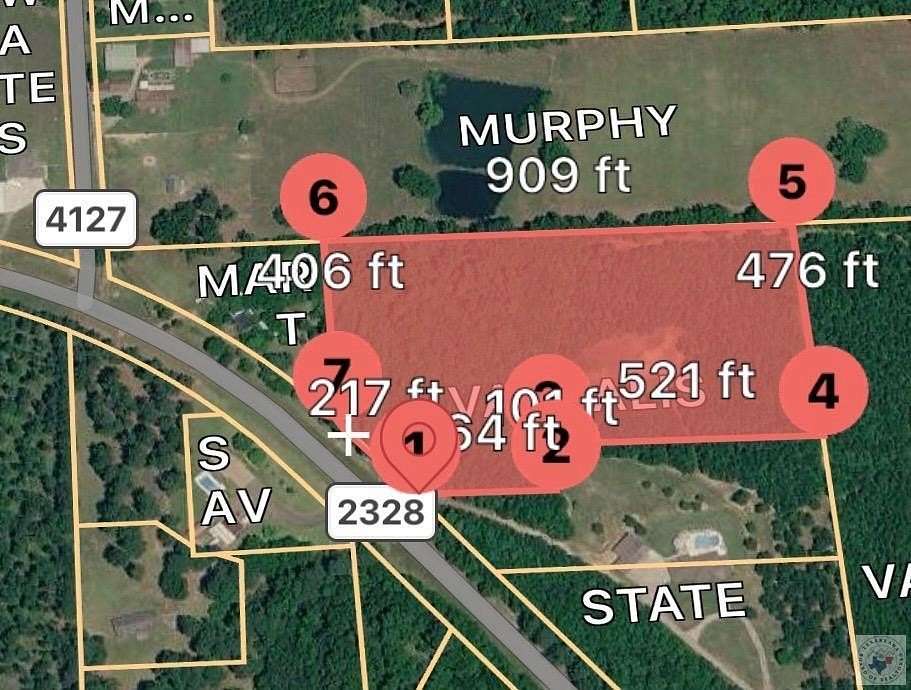 10.7 Acres of Land for Sale in Atlanta, Texas