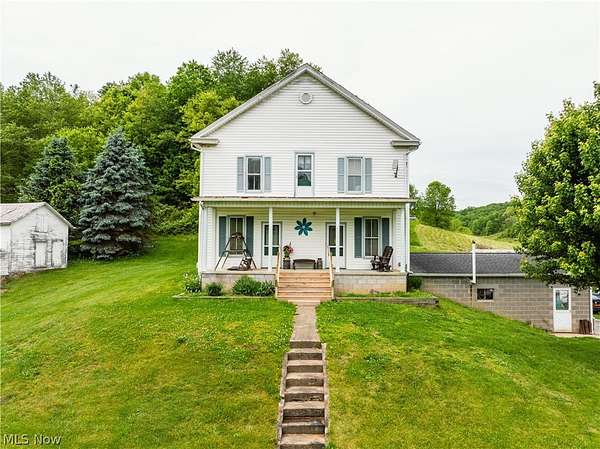 181 Acres of Land with Home for Auction in Uhrichsville, Ohio