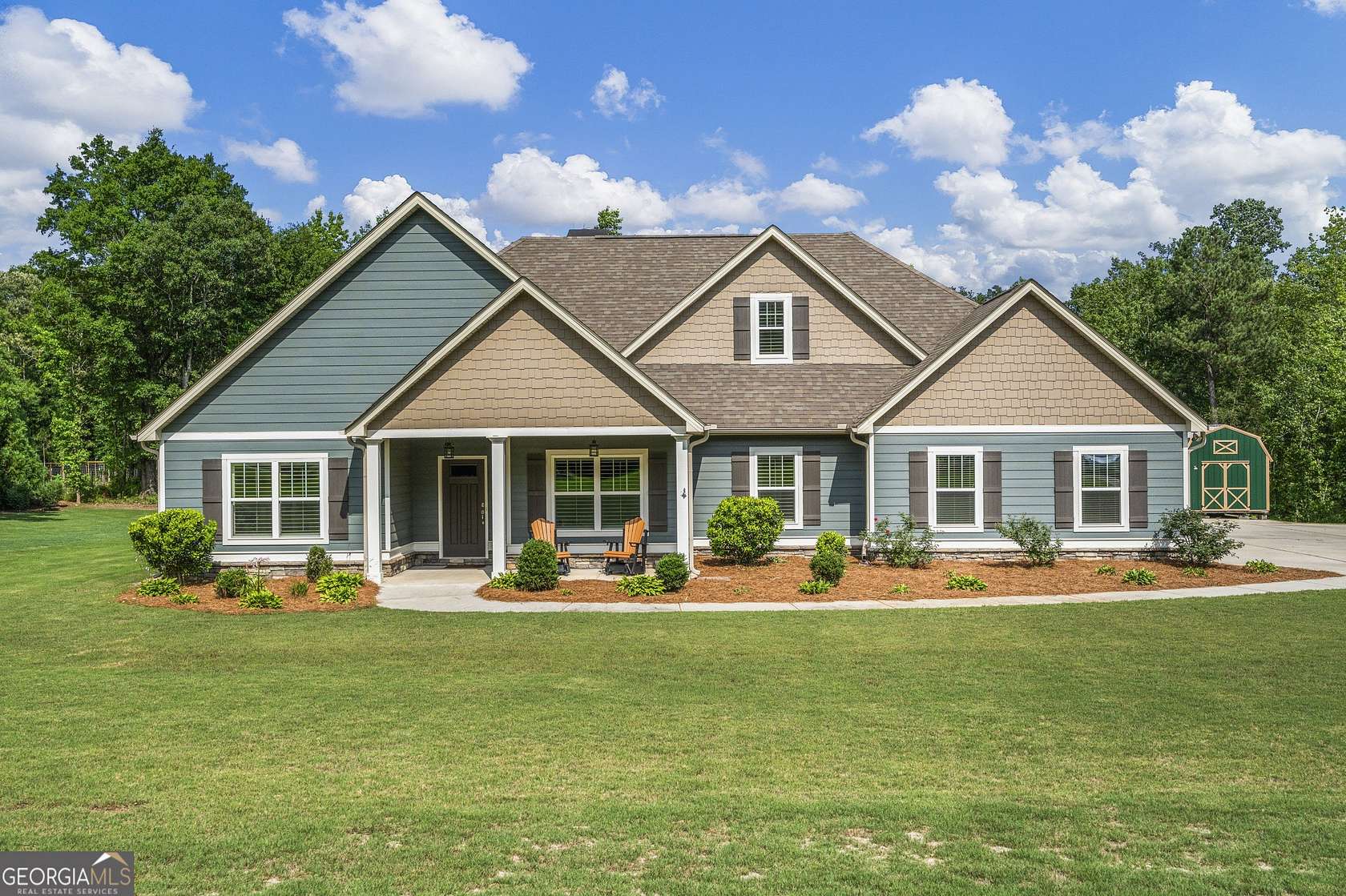 3 Acres of Land with Home for Sale in Brooks, Georgia