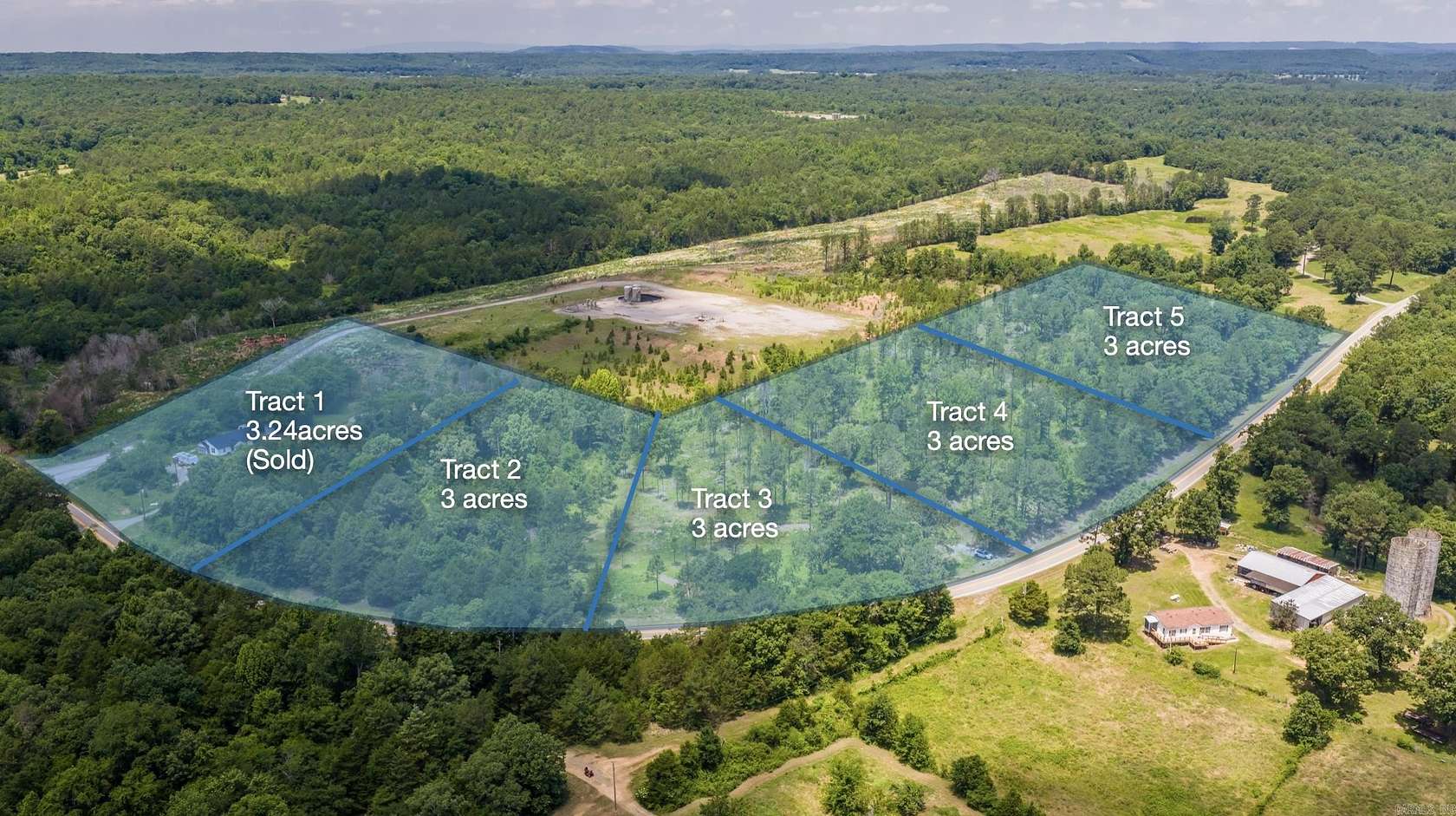 3 Acres of Residential Land for Sale in Springfield, Arkansas