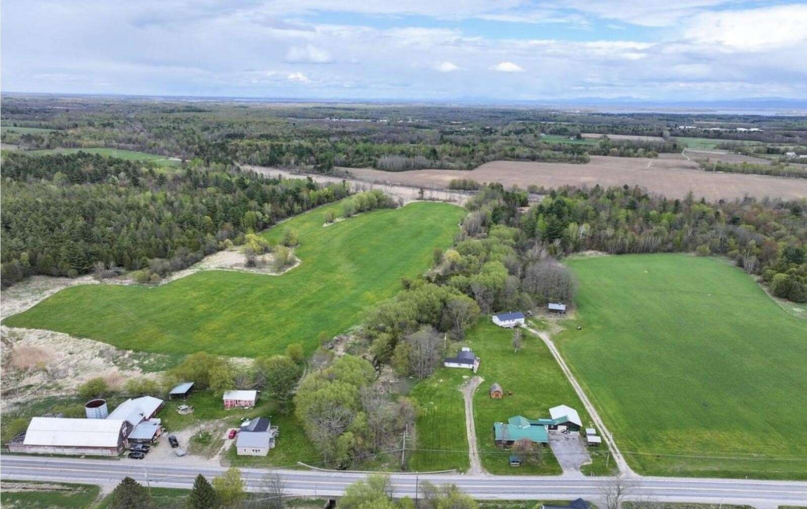 168 Acres of Agricultural Land with Home for Sale in West Chazy, New York