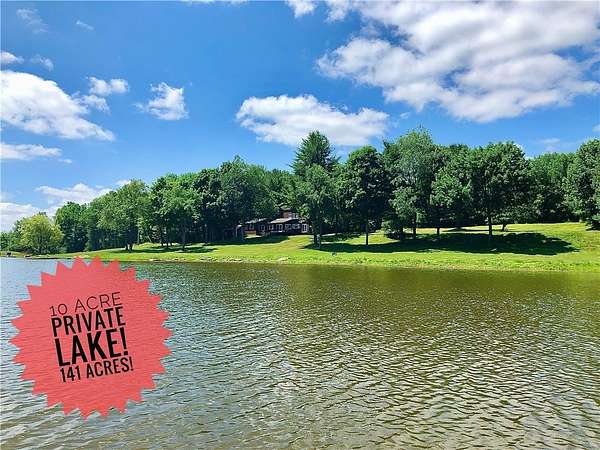 141 Acres of Land with Home for Sale in Meredith, New York