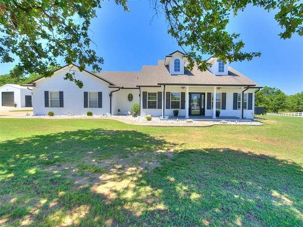 10 Acres of Land with Home for Sale in McLoud, Oklahoma
