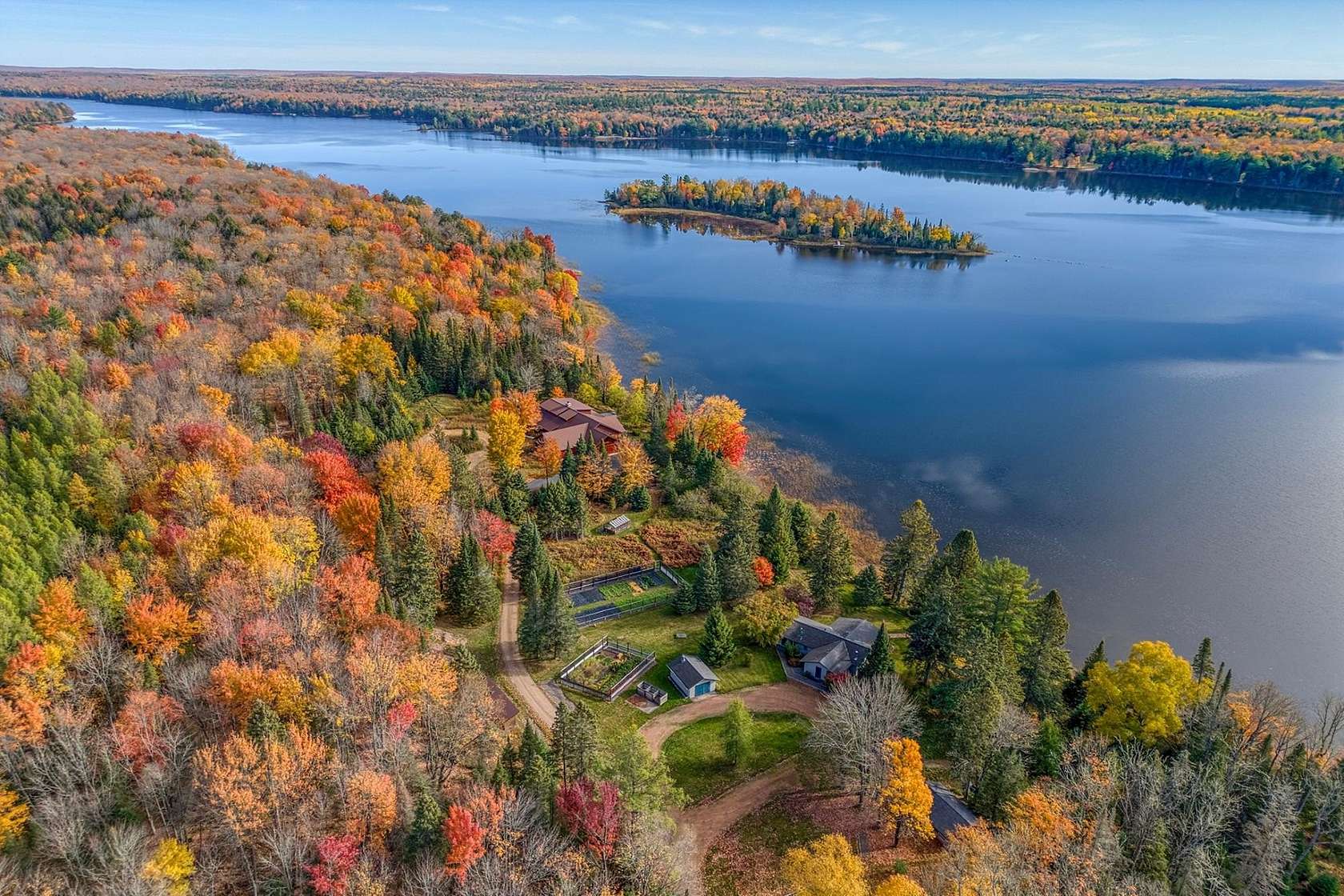 40.1 Acres of Recreational Land with Home for Sale in Watersmeet, Michigan