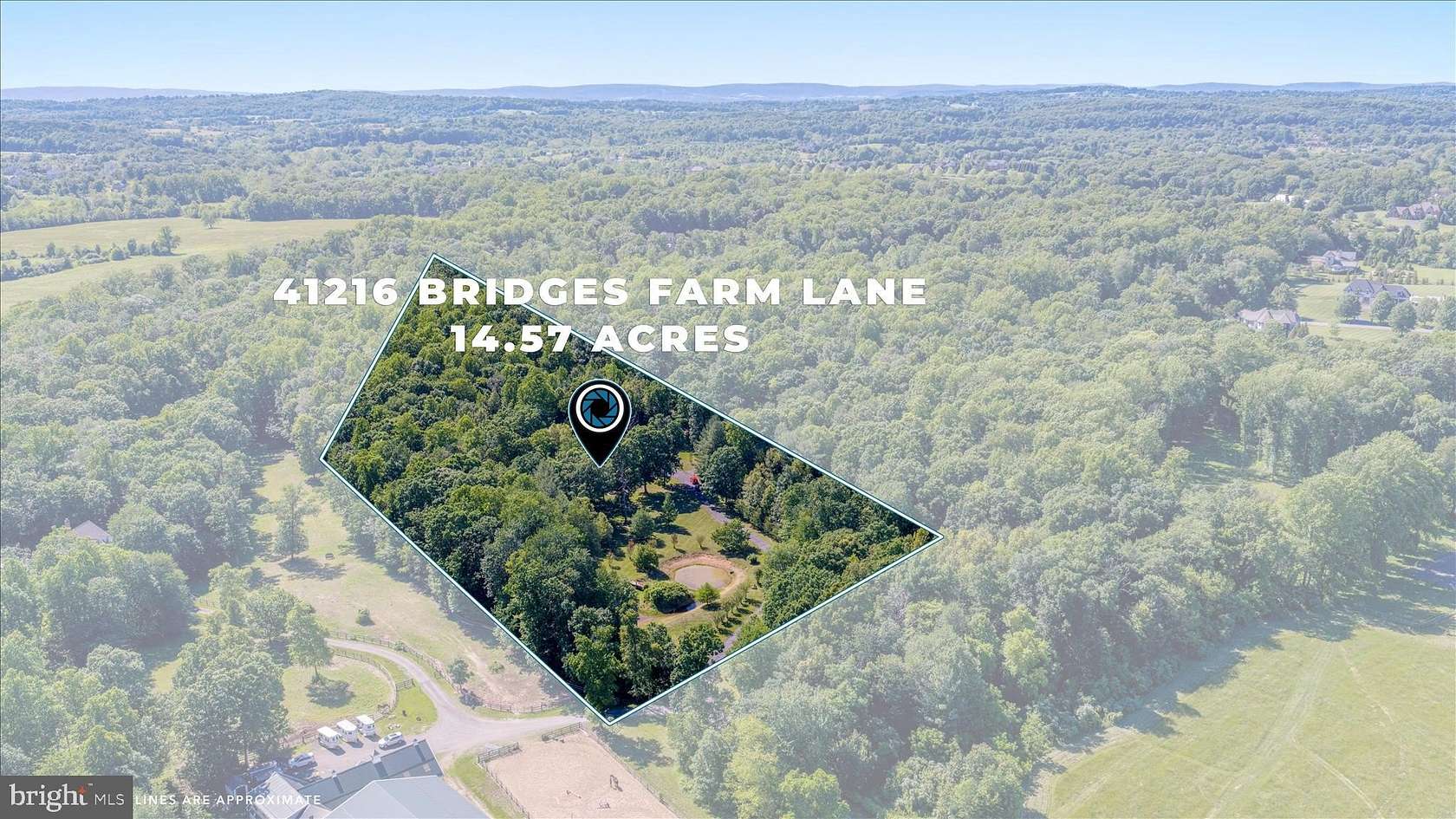 14.6 Acres of Land with Home for Sale in Leesburg, Virginia