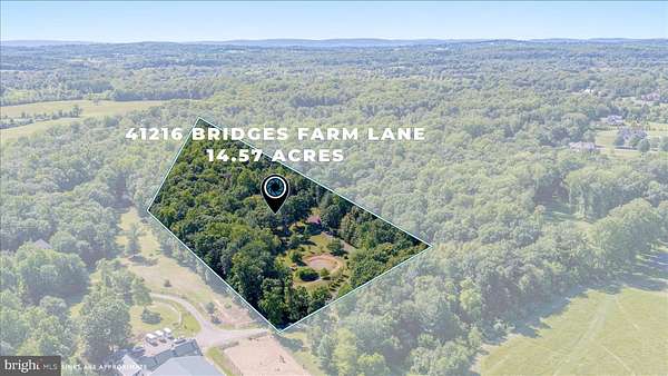 14.6 Acres of Land with Home for Sale in Leesburg, Virginia