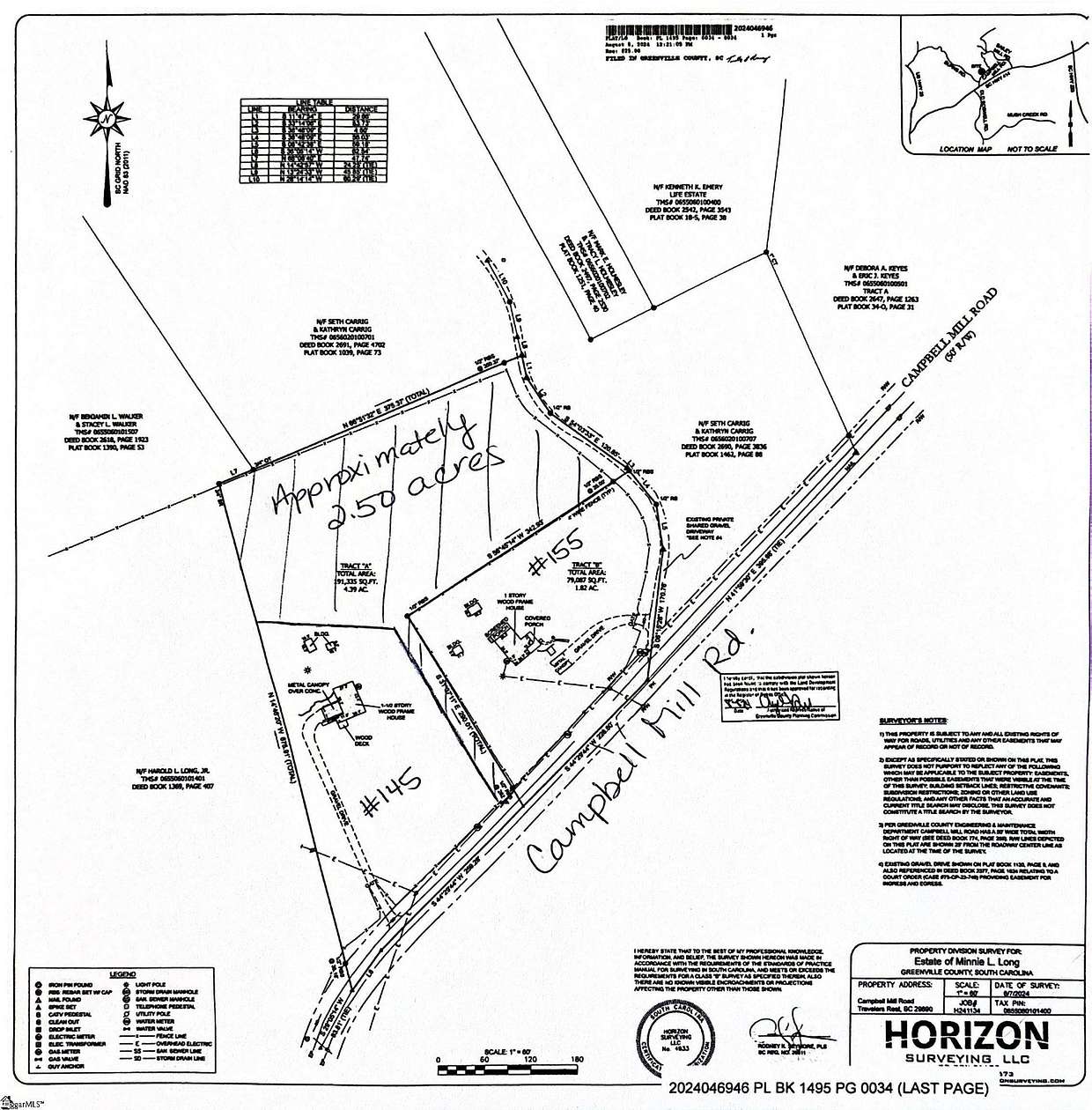 2.5 Acres of Residential Land for Sale in Travelers Rest, South Carolina