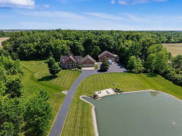 58.3 Acres of Recreational Land with Home for Sale in Tipp City, Ohio