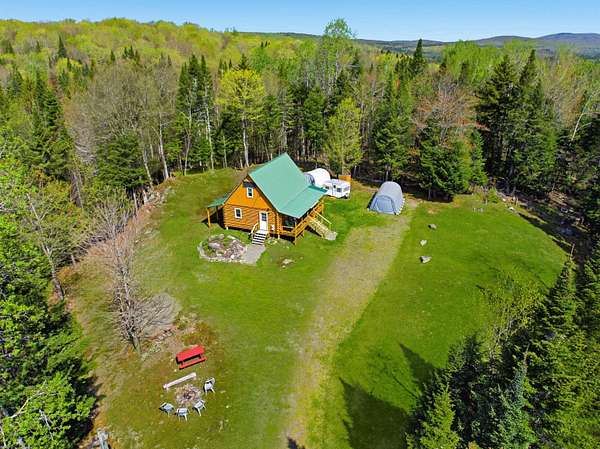 10.9 Acres of Recreational Land with Home for Sale in Pittsburg, New Hampshire