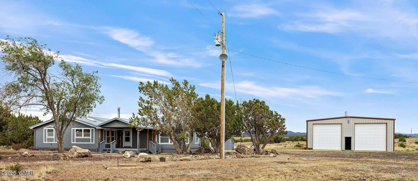 15 Acres of Land with Home for Sale in Concho, Arizona