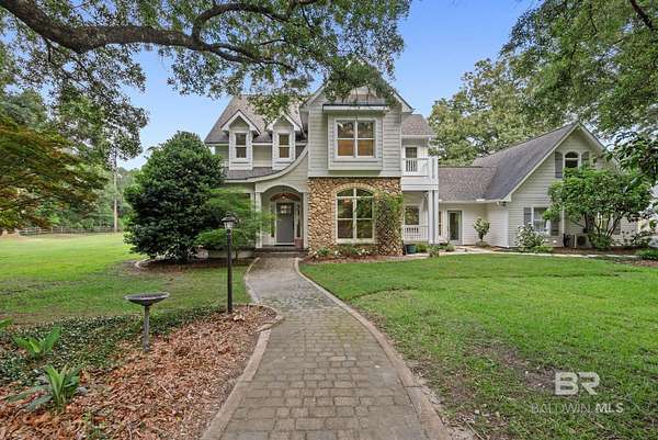 12 Acres of Land with Home for Sale in Magnolia Springs, Alabama