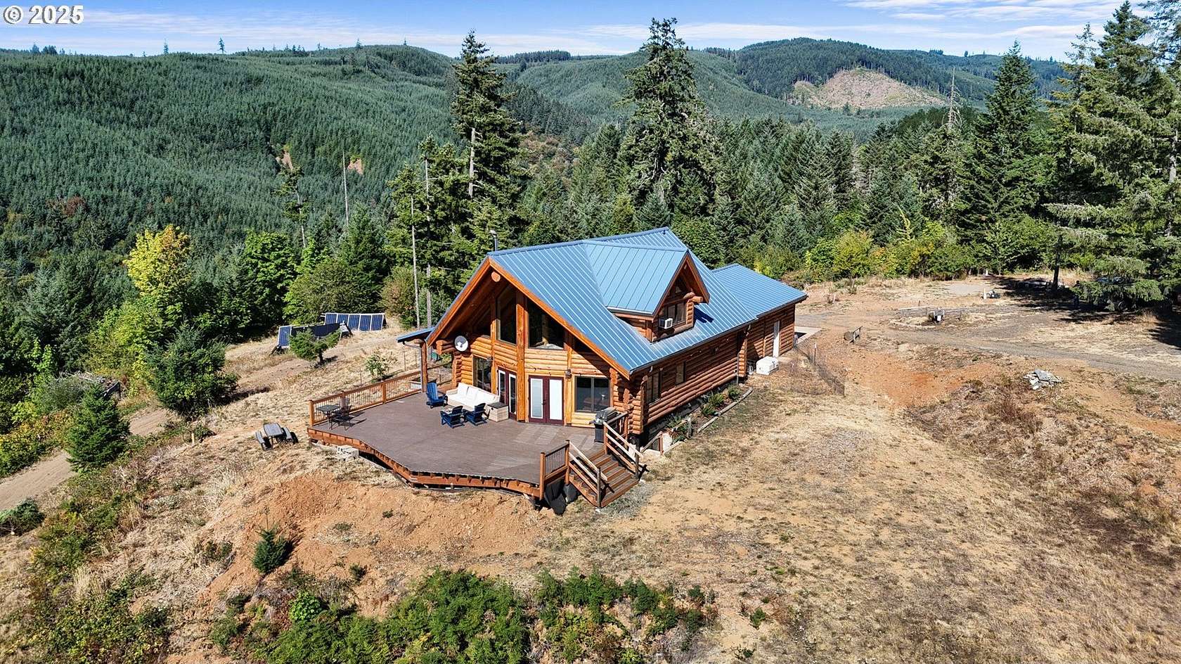 69.9 Acres of Recreational Land with Home for Sale in Gaston, Oregon