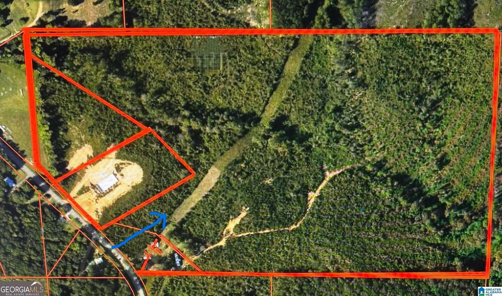 66 Acres of Recreational & Residential Land for Sale in Muscadine, Alabama