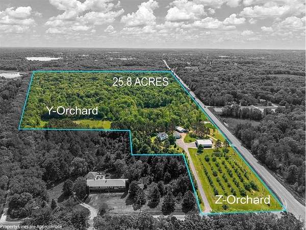 25.8 Acres of Improved Land for Sale in Lincoln Town, Wisconsin