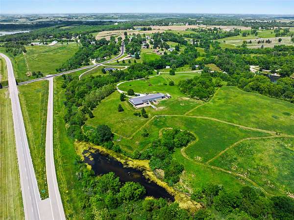 12.6 Acres of Land with Home for Sale in Knoxville, Iowa