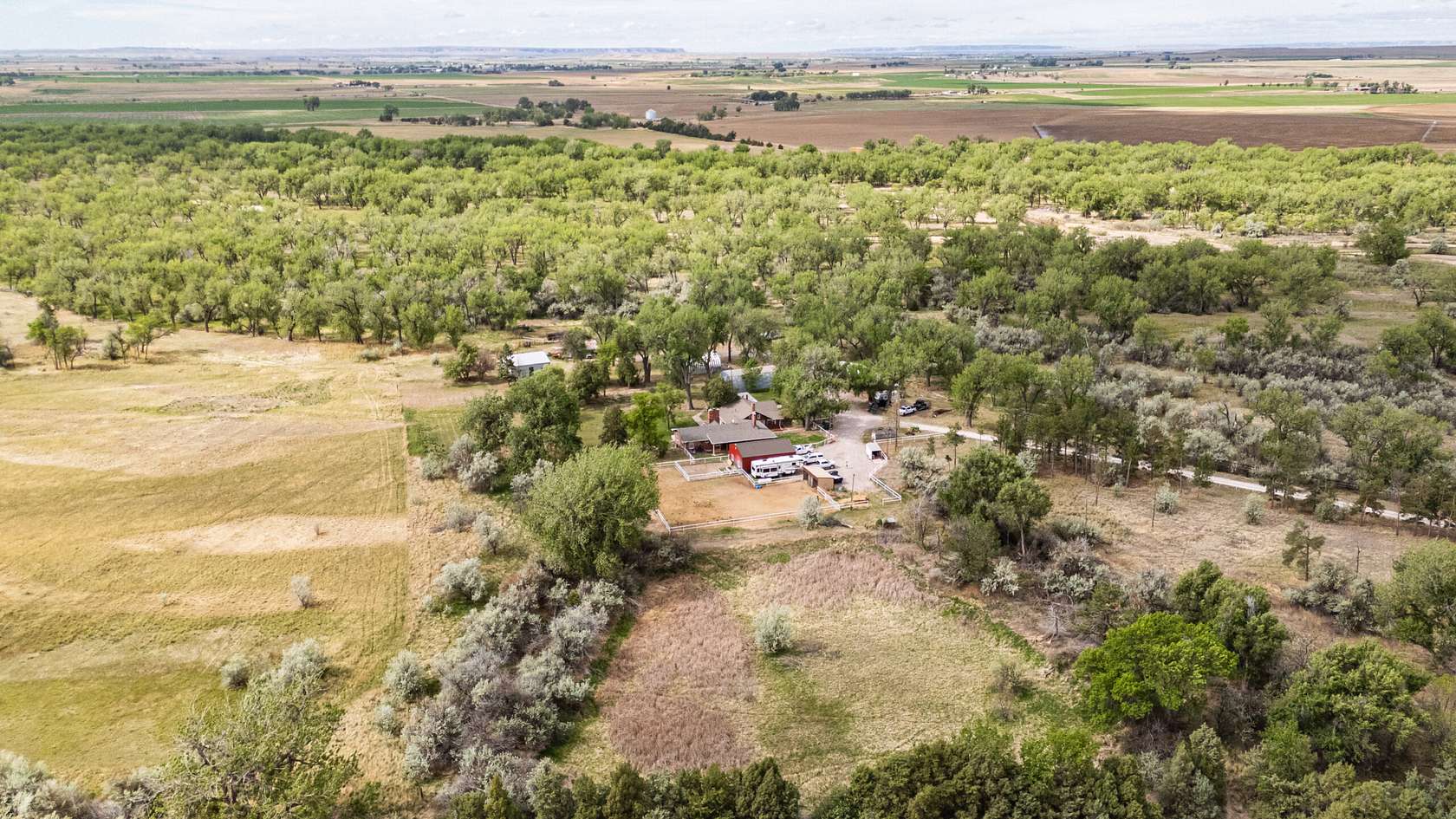 71 Acres of Land with Home for Sale in Morrill, Nebraska