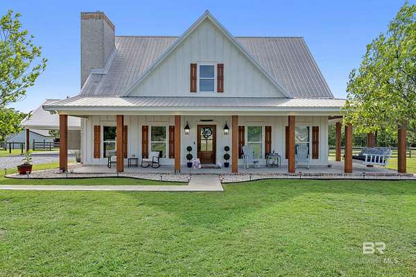 4.68 Acres of Land with Home for Sale in Grand Bay, Alabama