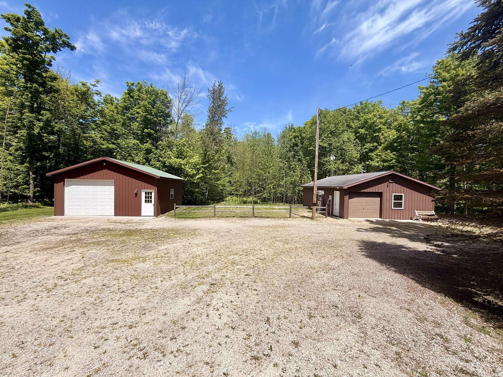 2.5 Acres of Land with Home for Sale in Curtis, Michigan