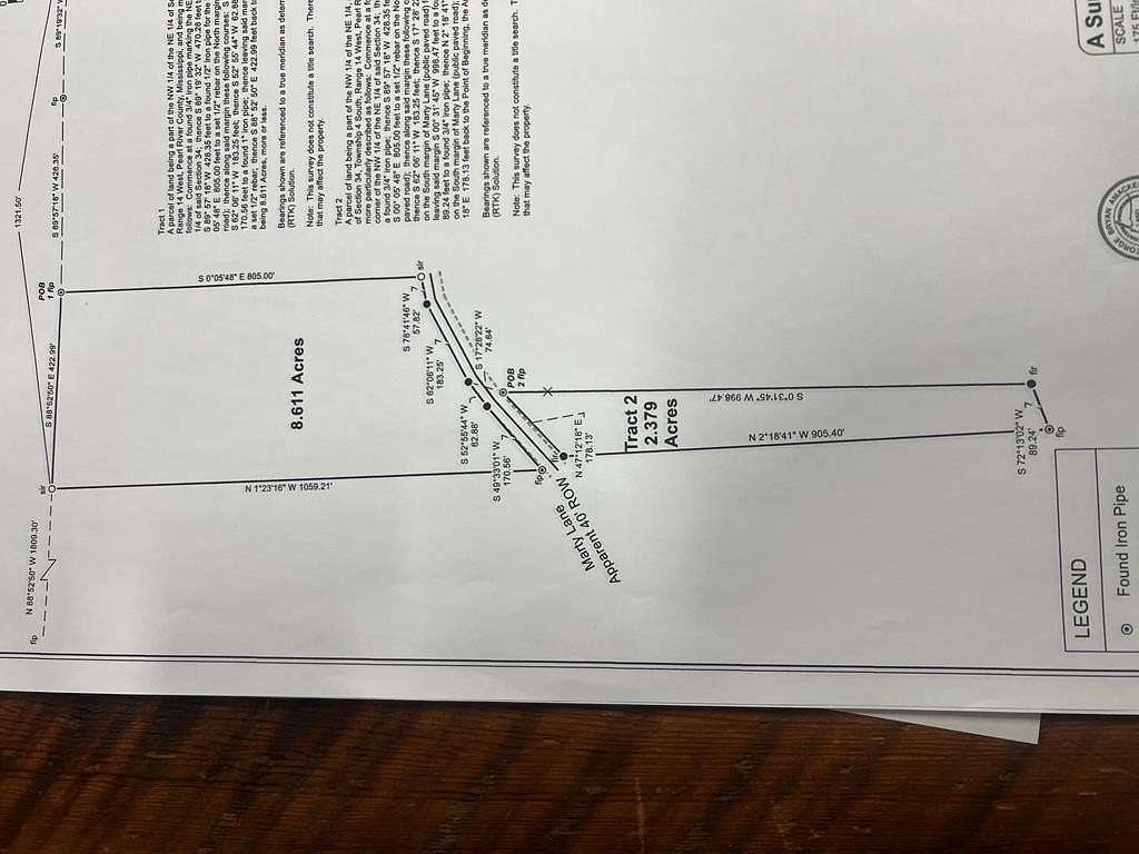 2.38 Acres of Land for Sale in Perkinston, Mississippi