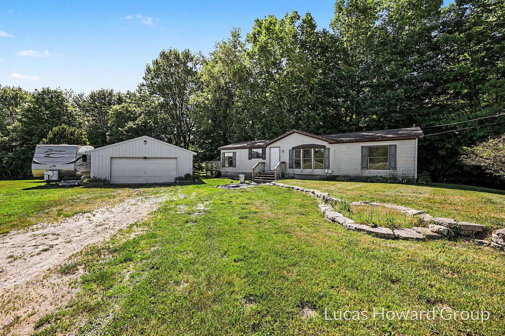 8.6 Acres of Land with Home for Sale in Hesperia, Michigan