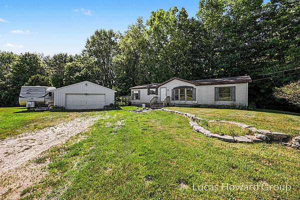 8.6 Acres of Land with Home for Sale in Hesperia, Michigan