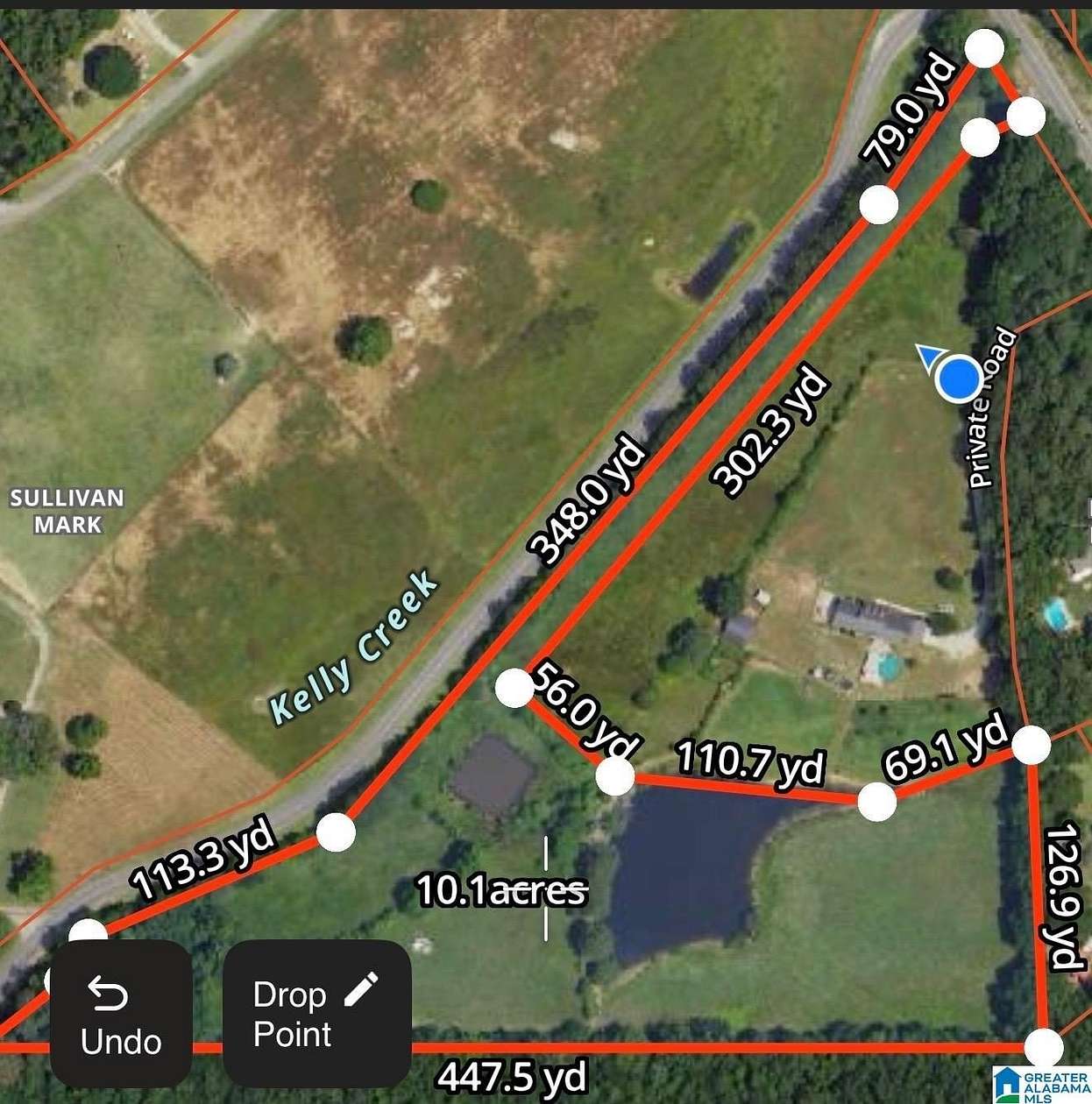 10.1 Acres of Land for Sale in Odenville, Alabama