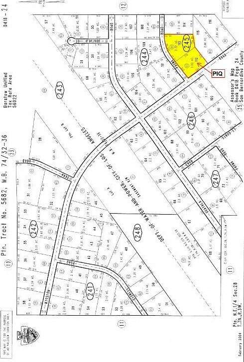 2 Acres of Land for Sale in Barstow, California