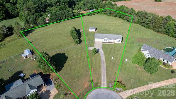 2.7 Acres of Land with Home for Sale in Vale, North Carolina