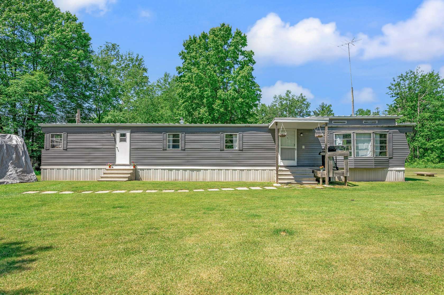 5.4 Acres of Land with Home for Sale in White Cloud, Michigan