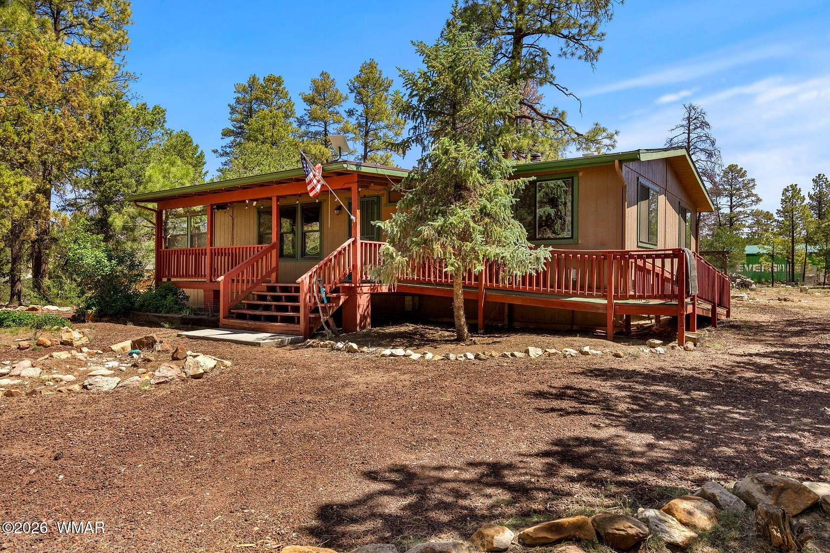 1.5 Acres of Land with Home for Sale in Overgaard, Arizona