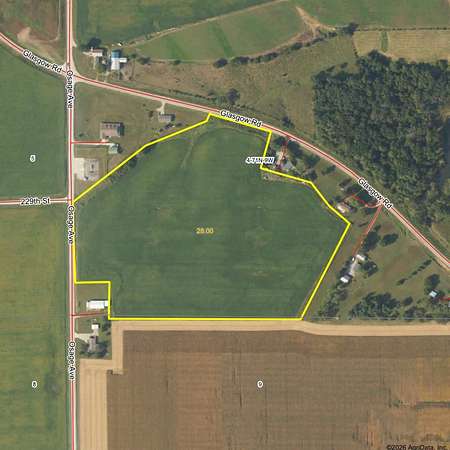 28.2 Acres of Land for Auction in Fairfield, Iowa