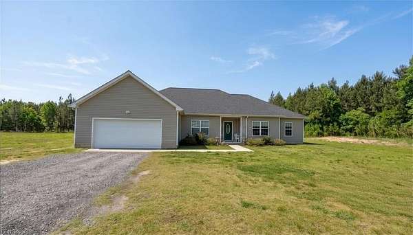 9.33 Acres of Land with Home for Sale in Suffolk, Virginia