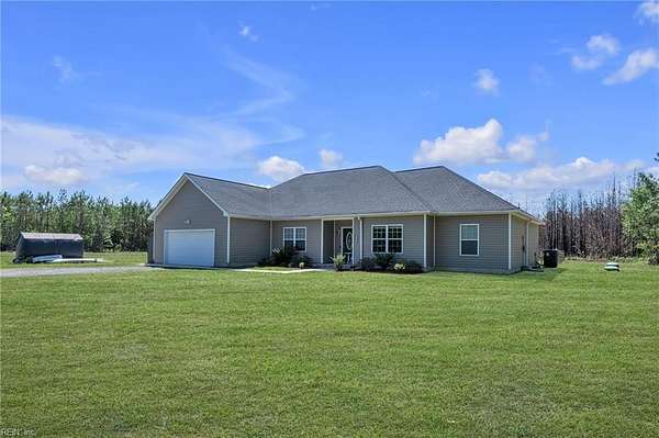 9.33 Acres of Land with Home for Sale in Suffolk, Virginia