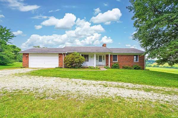 7.41 Acres of Land with Home for Sale in Lamar, Indiana