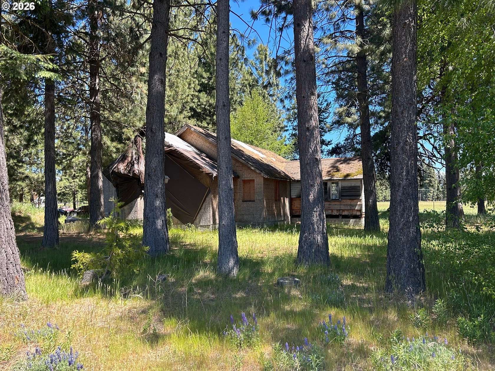 4.5 Acres of Land with Home for Sale in Glenwood, Washington