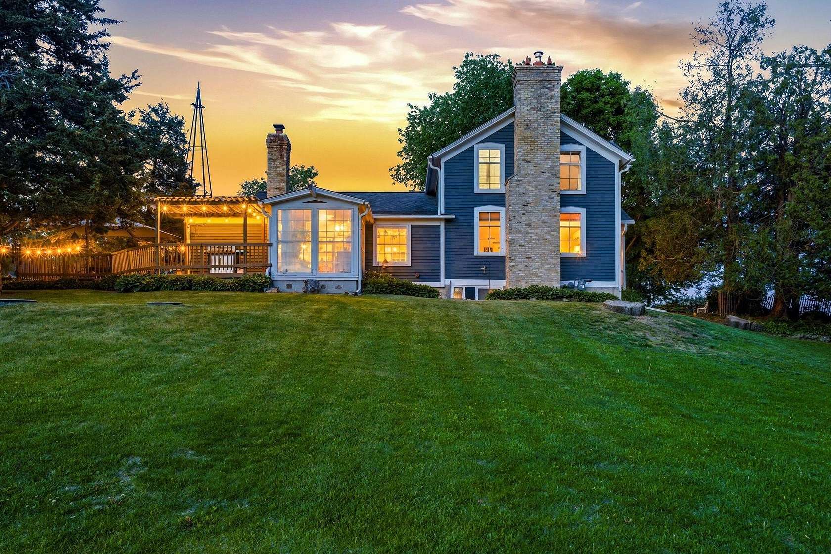 7.68 Acres of Land with Home for Sale in Grafton, Wisconsin