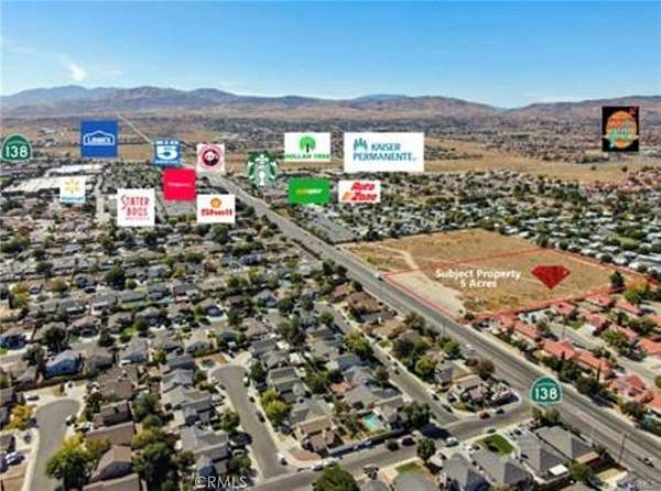 4.7 Acres of Residential Land for Sale in Palmdale, California