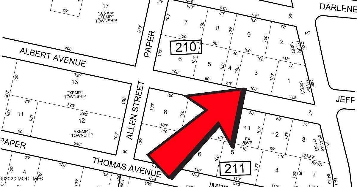 0.22 Acres of Land for Sale in Ocean Township, New Jersey